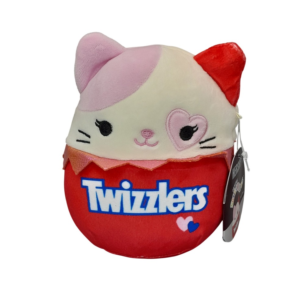 Squishmallows Karina the Cat Twizzlers Hershey Candy Plush 5 Inch New with Tags
